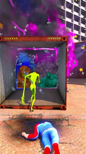 GTA-V Spiderman and hulk are very sad #shorts #gta #gta5 #ironman #comedy