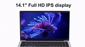 KurieTim Laptop Computer 8GB DDR4 256GB SSD Quad-Core Intel Celeron J4125(Up to 2.7GHz), 14.1 inch 1080P FHD Traditional Laptops, WiFi, Webcam, USB3.0, Mini HDMI, Windows 11 Pro