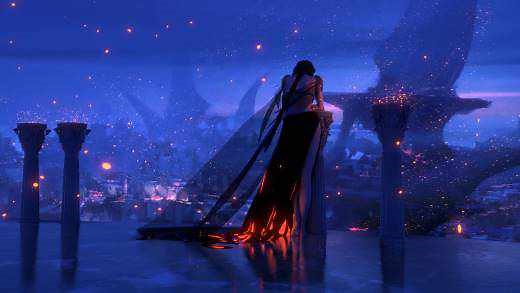 Ghostblade Webcomic by WLOP 4K - Free Desktop Wallpaper - LiveWallpapers4Free.com