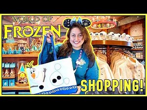NEW World of Frozen MERCH at Disneyland Paris! ❄️ Full Shop Tour (SO MUCH TO SEE!)