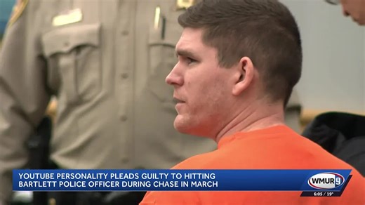 YouTuber Erik Conover pleads guilty to hitting NH police officer with vehicle