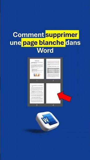 Comment supprimer une page blanche dans Word
