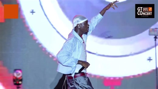 The crowd goes wild as Fireboy hits the stage at the GTCO Concert 🔥