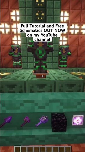 Mega Armory Tutorial and Schematics Out Now in Minecraft #minecraft #shorts #viral #trending