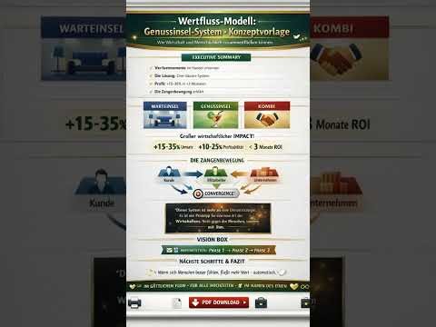 Umsatzsteigerung durch Kundenerlebnis WERTFLUSS MODELL Genussinsel System für Einzelhandel