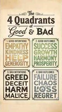 The 4 Quadrants of Good and Bad