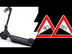 Ninebot Max G30D Test #1 Steigfähigkeit / Bergtest mit 90kg Zuladung