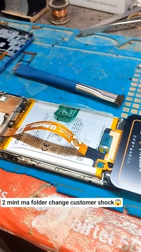 120 Seconds Me Mobile Display Change 😱 | Satisfying Repair #shorts