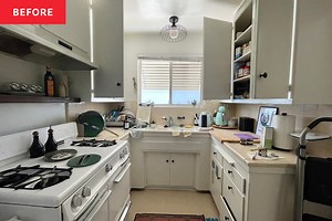 A Renter-Friendly Kitchen Redo Packs Big Style into 85 Square Feet