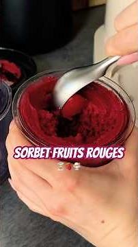 Mixed Berry Sorbet 👩🏼‍🍳🍓🍨 #ninjacreami #homemadesorbet #homemadeicecream