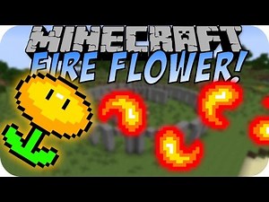 Minecraft FIRE FLOWER MOD