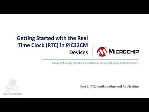 Getting Started with the Real Time Clock (RTC) in PIC32CM Devices – Part 2: RTC Configuration