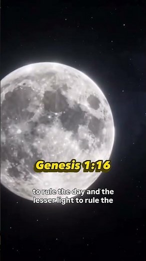 Genesis 1 16 - God made two great lights - so why are you still living in darkness? 🌞🌙🤔