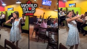 Little Girl Channels Her Inner Project Pat… Crashes The Mic With Memphis Energy In A Packed Soul Food Spot!