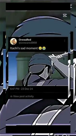 itachi is crying