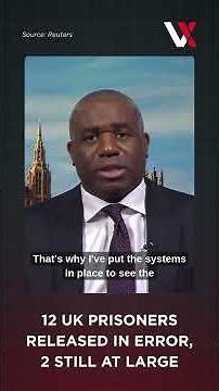 WATCH | UK Justice Secretary: 12 Prisoners Wrongfully Released, 2 Still Missing | VERTEX