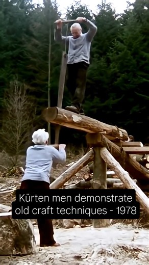 Thank You White People on Instagram: "Back when men still knew how to get things done the old fashioned way. This footage is from 1978, and these men from Kürten, Germany are demonstrating old school pre-industrial techniques for making floorboards. A different breed! #TYWP #History #Culture #Woodworking #Construction Source: LVR-Institut für Landeskunde und Regionalgeschichte - "Dielsägen auf dem Schneideplatz" Creative Commons"