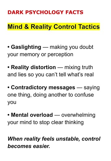 Mind Control Tactics You Must Know