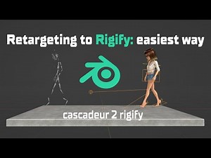 Retargeting animations to Rigify in 2025 easy way