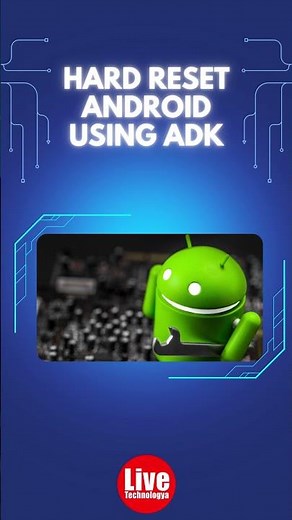 How to Hard Reset Android Phone with Computer! #shorts