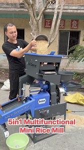 7K views · 133 reactions | 5in1 Multifunctional Mini Rice Mill Machine ,Capacity 200kg/hour | Mini Rice Mill Machine | Facebook