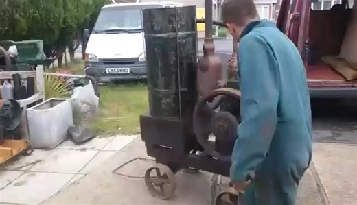 1919 5hp Petter M type first time start 😱👌 #holloween #fblifestyle | Video created