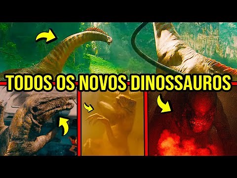 TODOS os NOVOS DINOSSAUROS do TRAILER JURASSIC WORLD REBIRTH! 🦖