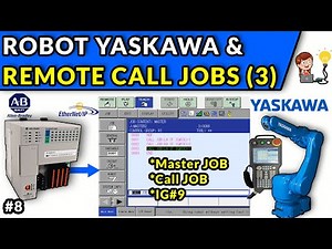 🔵🔵YASKAWA ROBOT - START DIFFERENT PROGRAMS FROM PLC