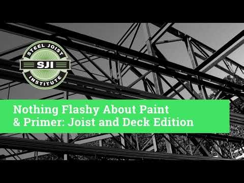 Nothing Flashy About Paint & Primer: Joist and Deck Edition