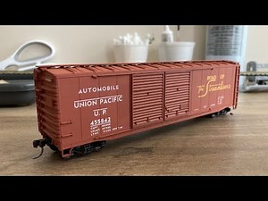 Building an Accurail Boxcar Kit