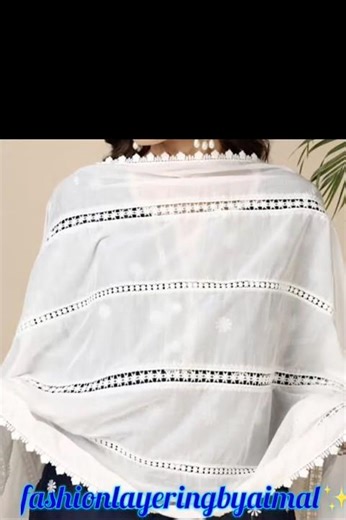 White Dupatta Styling Ideas 🤍 | Elegant & Trendy Looks