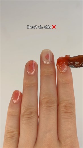 Strawberry jam nail tutorial 🍓