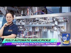Pickles Achar Garlic Pickle Packing Machine | Automatic Premade Zipper Pouch Packaging Machine