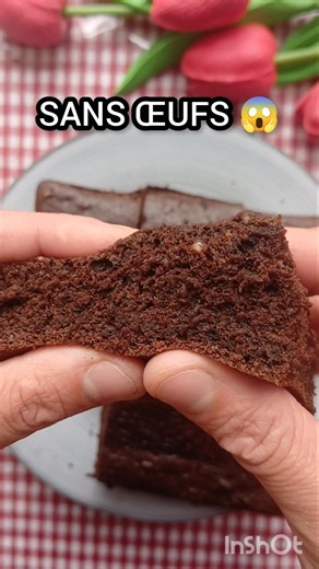 Moelleux chocolat SANS ŒUFS 😱 ultra fondant et facile