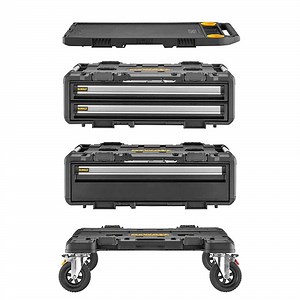DEWALT TOUGHSYSTEM 2.0 DxL 30 in. 2-Drawer Box, 30 in. Deep Drawer Box, 30 in. Dolly and 30 in. Worktop DWST08520W3105