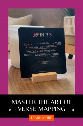 Leave one card on display, and let God’s Word speak to you — again...