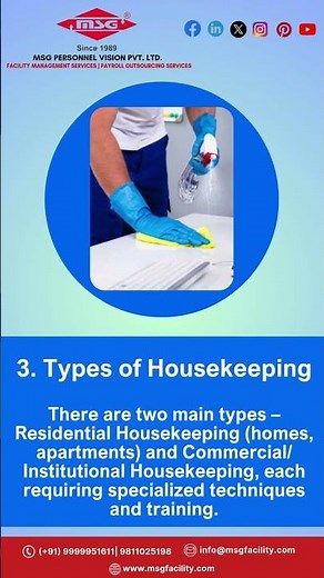 What is Housekeeping? Roles, Types and Importance Explained.
