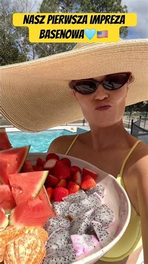 Naszą pierwszą imprez basenowa! Zapraszam na vloga! 🩵🇺🇸 #basen #thekretka1 #nasznowydom