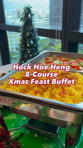 8-course Christmas feast full buffet - comes with FREE drinks & Xmas decorations! #christmas #fullbuffet #foodreviewsg #foodiesg #foodtiktok | FoodLine.sg