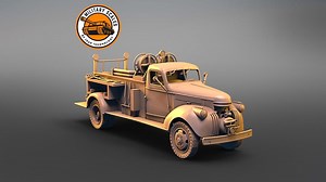 Chevrolet Fire Truck - American Military Scales Ww2 Vehicle Special Purpose Fire Engine Truck Modeling 1/30 1/35 1/48 1/56 1/72 1/76 1/87 - Etsy