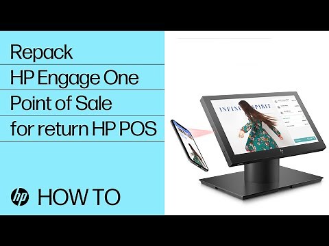 How to repack an HP Engage One Point of Sale system for return | HP POS | HP Support