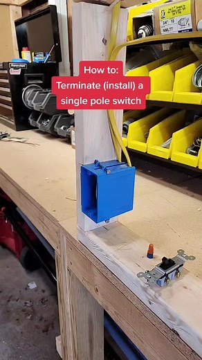 How to Install a Single Pole Switch