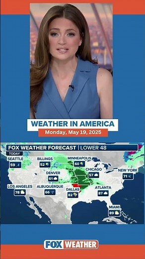 Weather in America: May 19, 2025