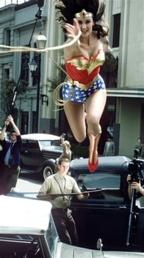 Lynda Carter's Epic Stunts as Wonder Woman – Retro Action Unleashed!