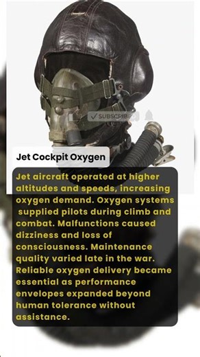 Jet Cockpit Oxygen in WW2