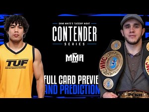 Contender Series 2025: Week 9 Preview and Predictions