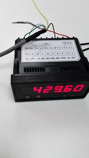 incremental rotary encoder pulse counter meter HB961 with 2 relays out
