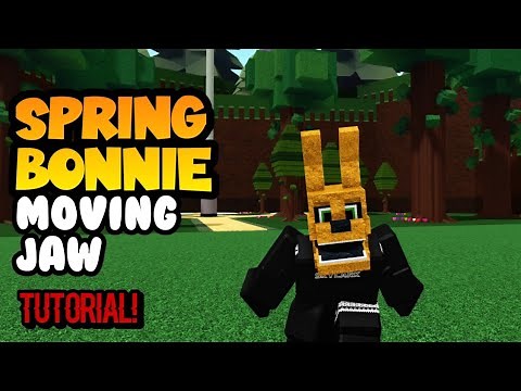 *MOVING JAW!* Spring Bonnie Helmet (Tutorial) - Build a Boat For Treasure