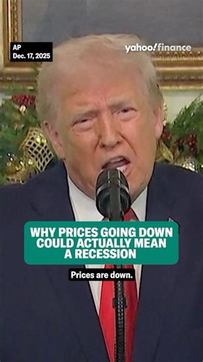 Could falling prices signal a recession is coming? 📉
