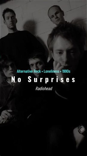 No Surprises – Radiohead (Lyrics) | #AlternativeRock #90sMusic #Loneliness